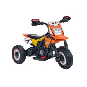 GLOBO Ηεκτρική Μηχανή 6V Moto Racing (Πορτοκαλί)